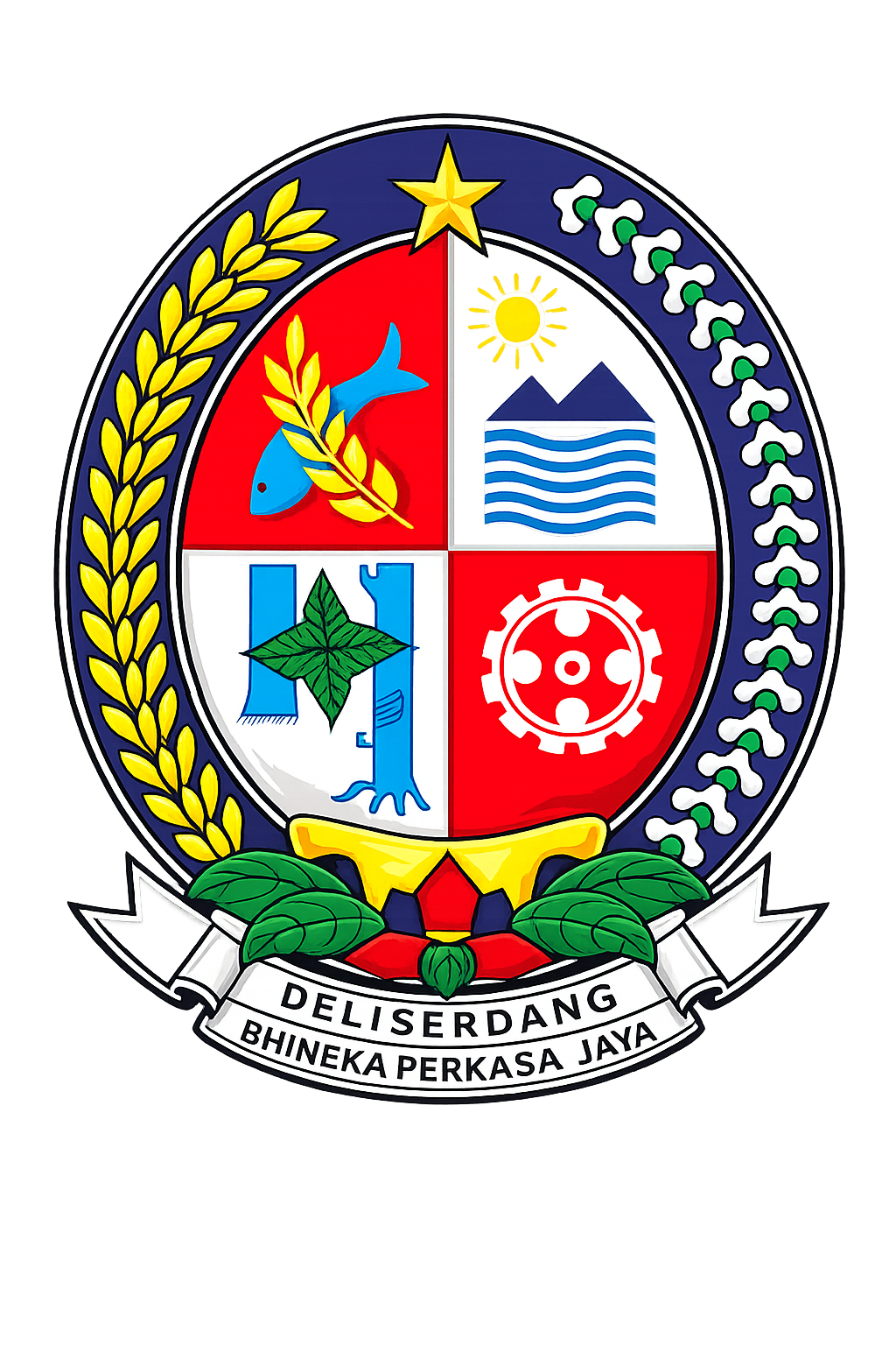 Logo BKPSDM Kabupaten Deli Serdang